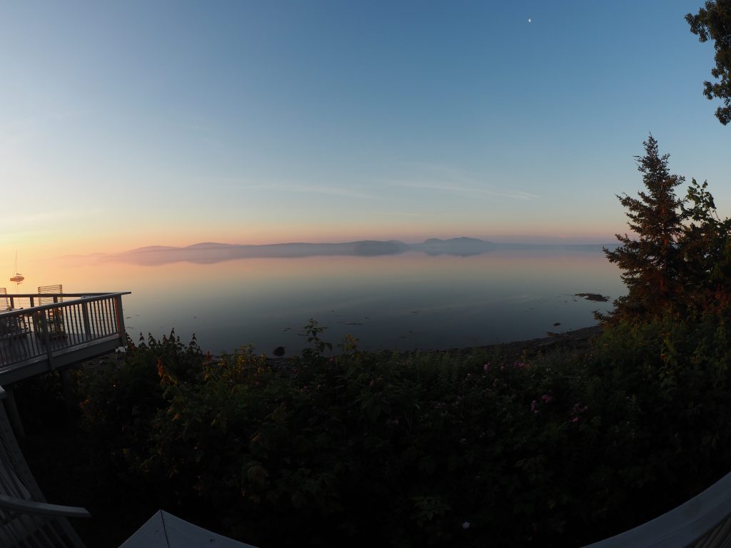 Western Bay, Maine, July 4th 5:30am