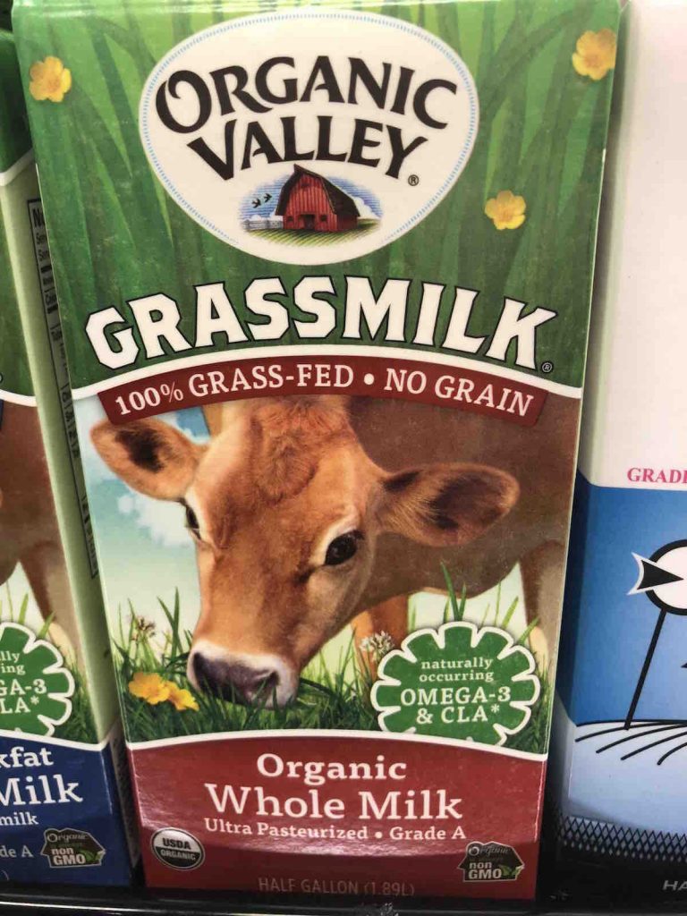 Carton of Grass Fed Milk