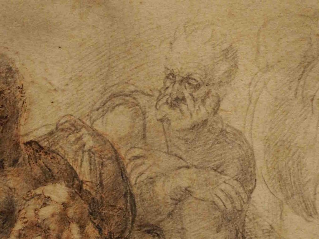 Michelangelo “The Holy Family with Two Angels”