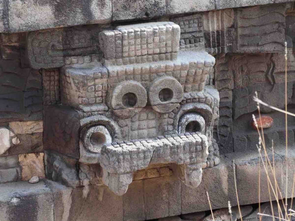 Temple of The Featured Serpent, Teotihuacan, Mexico