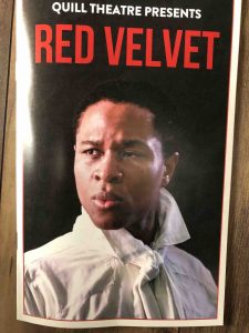 actor Jamar Jones in lead as Ira Aldridge in Red Velvet