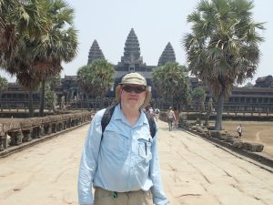 Author in front of Angkor Wat