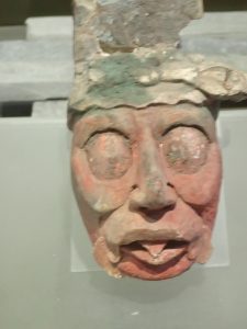 Mayan Mask with tongue sticking out