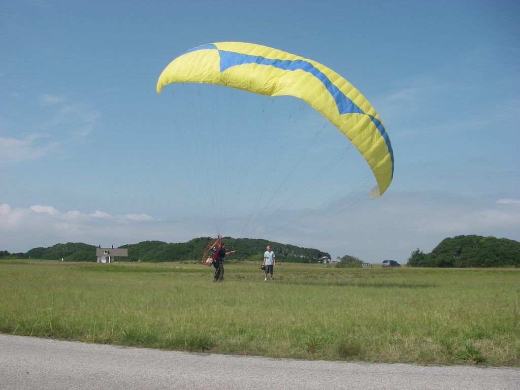 Parawing being tested